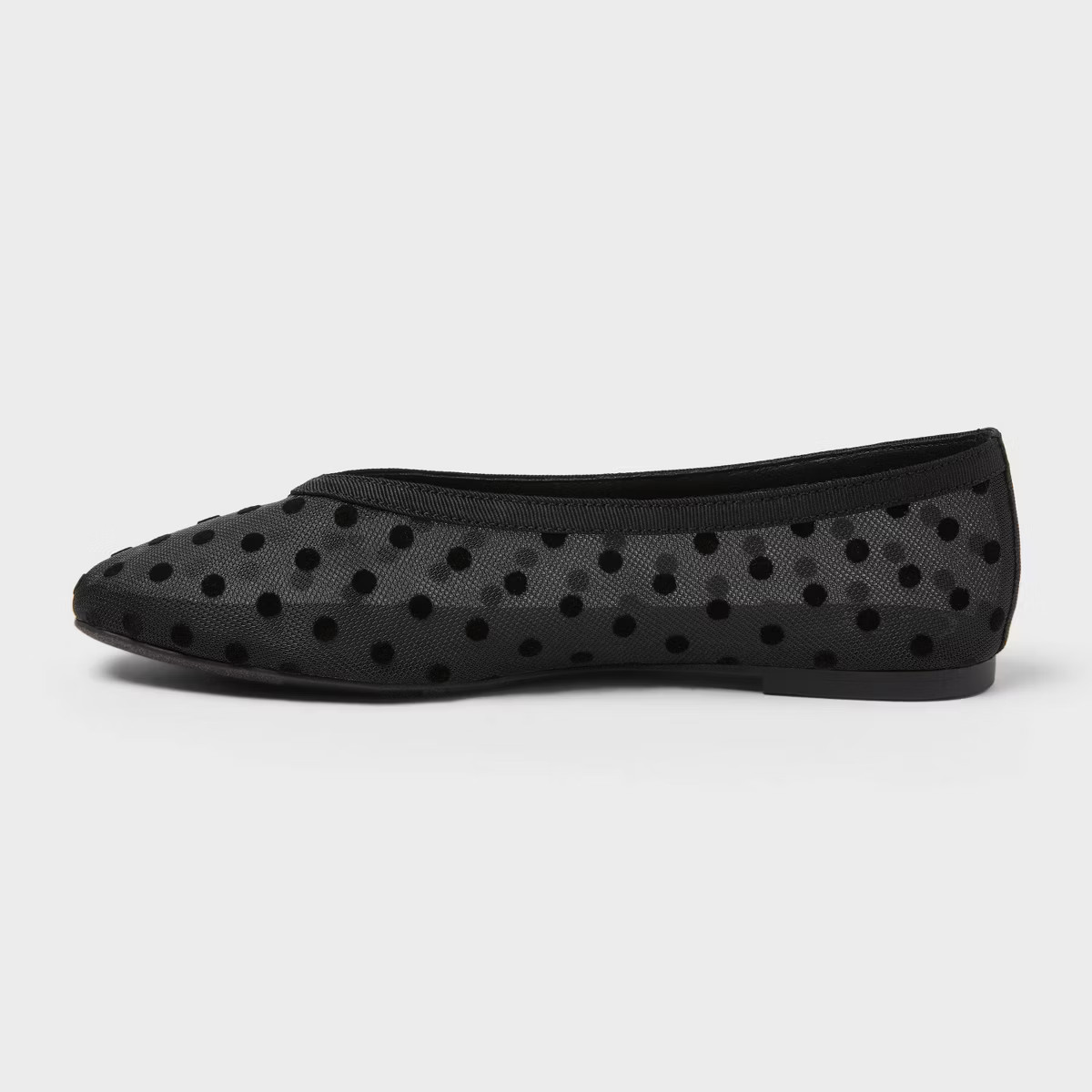 Women’s Sammie Mesh Flats with Memory Foam Insole - A New Day™ Jet Black | Target