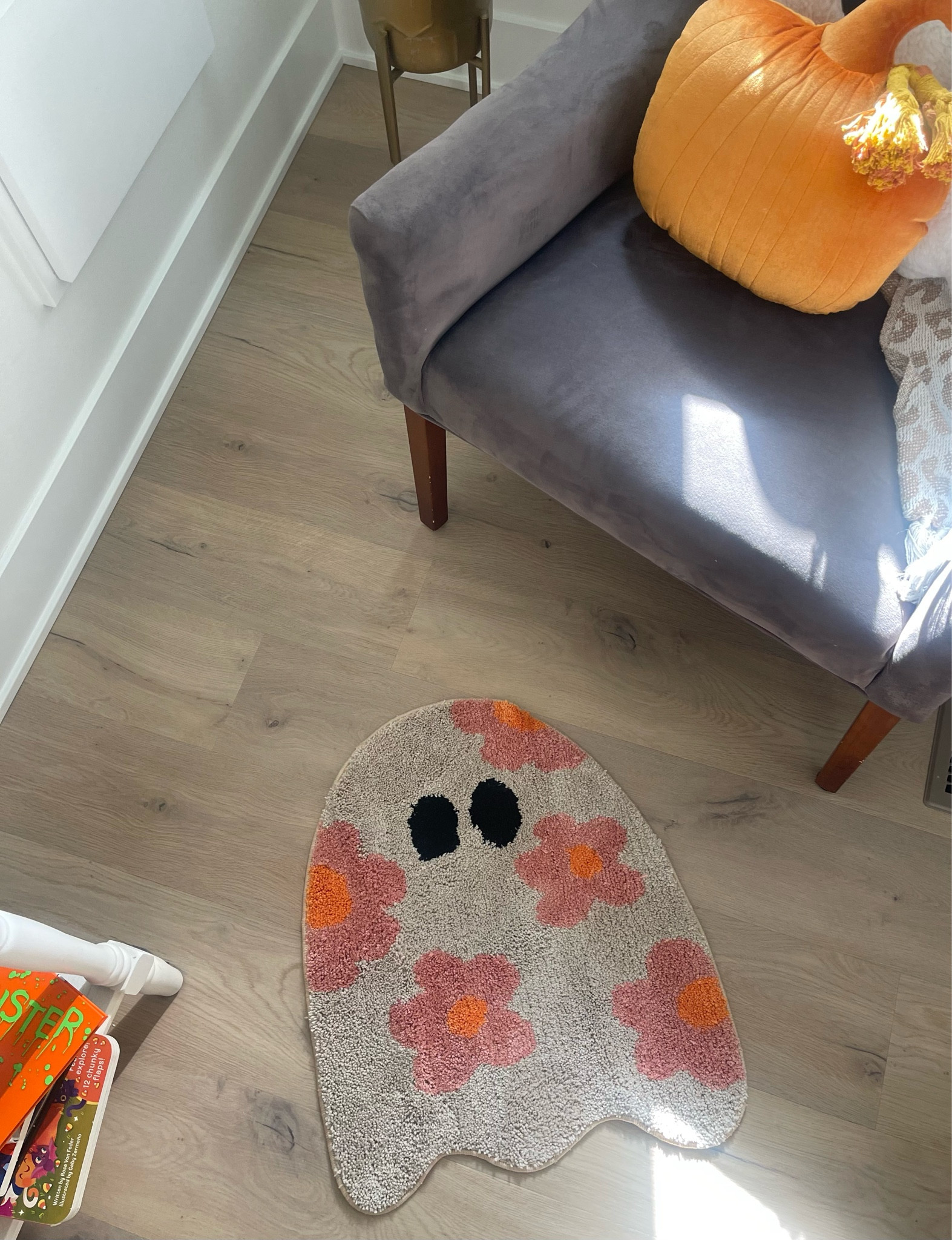 Ghost floral flower rug bath mat!! 

#LTKSeasonal #LTKKids #LTKHalloween