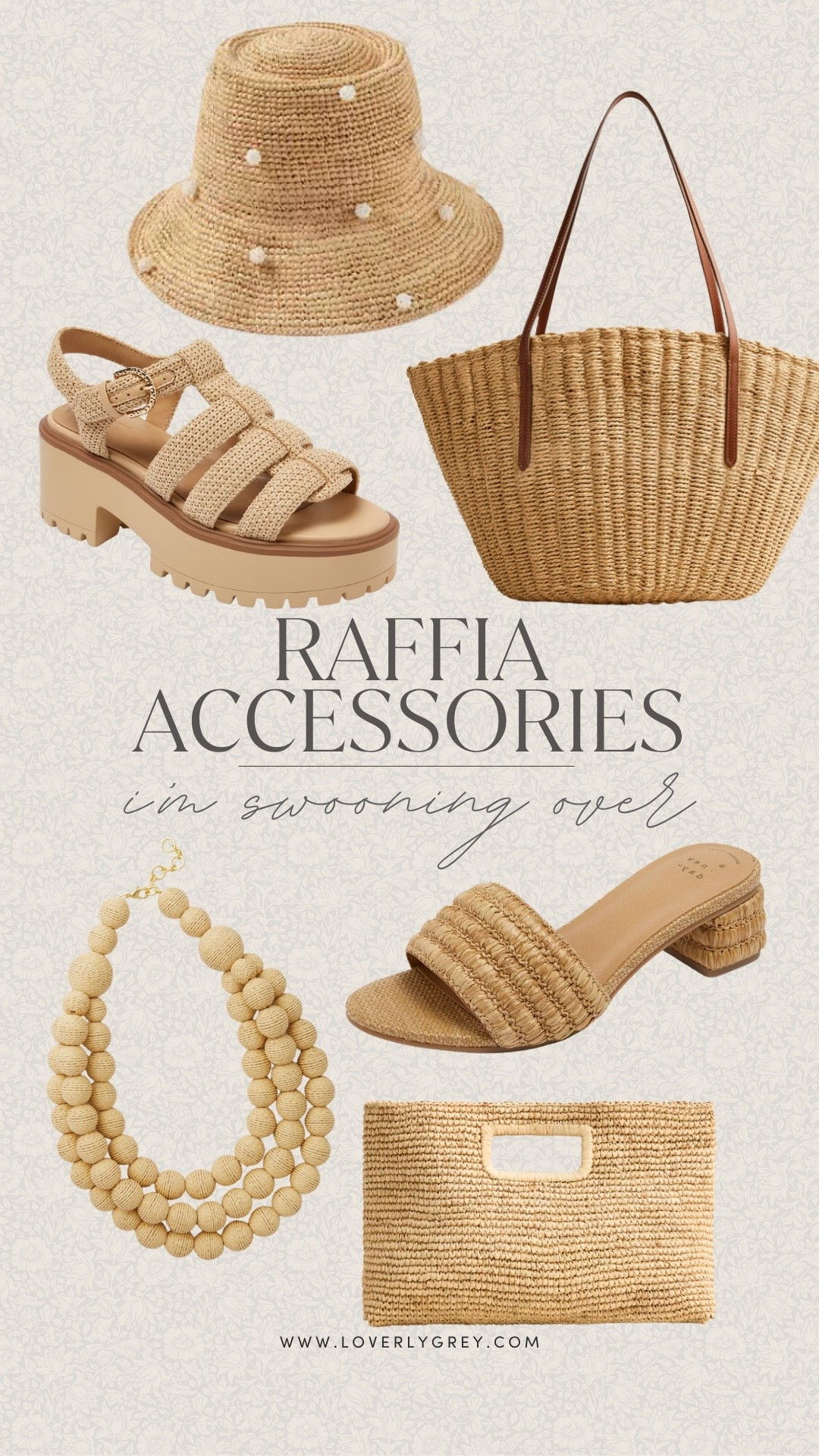 Spring and summer are the seasons for raffia accessories! There are so many options that I love and use around this time of the year! I especially like the beaded statement necklace!

#LTKdayinmylife #LTKgrwm #LTKSeasonal