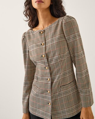 Monsoon Carmen Check Print Jacket | Simply Be | Simply Be (UK)