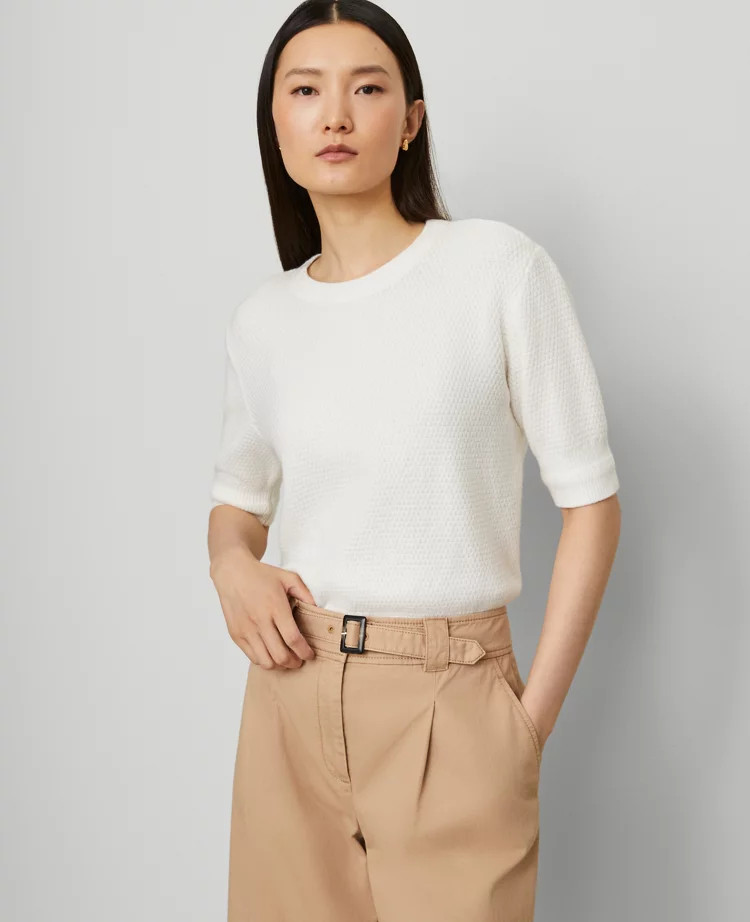 Stitch Sweater Tee | Ann Taylor