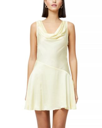 Oona Satin Asymmetric Mini Dress | Bloomingdale's (US)