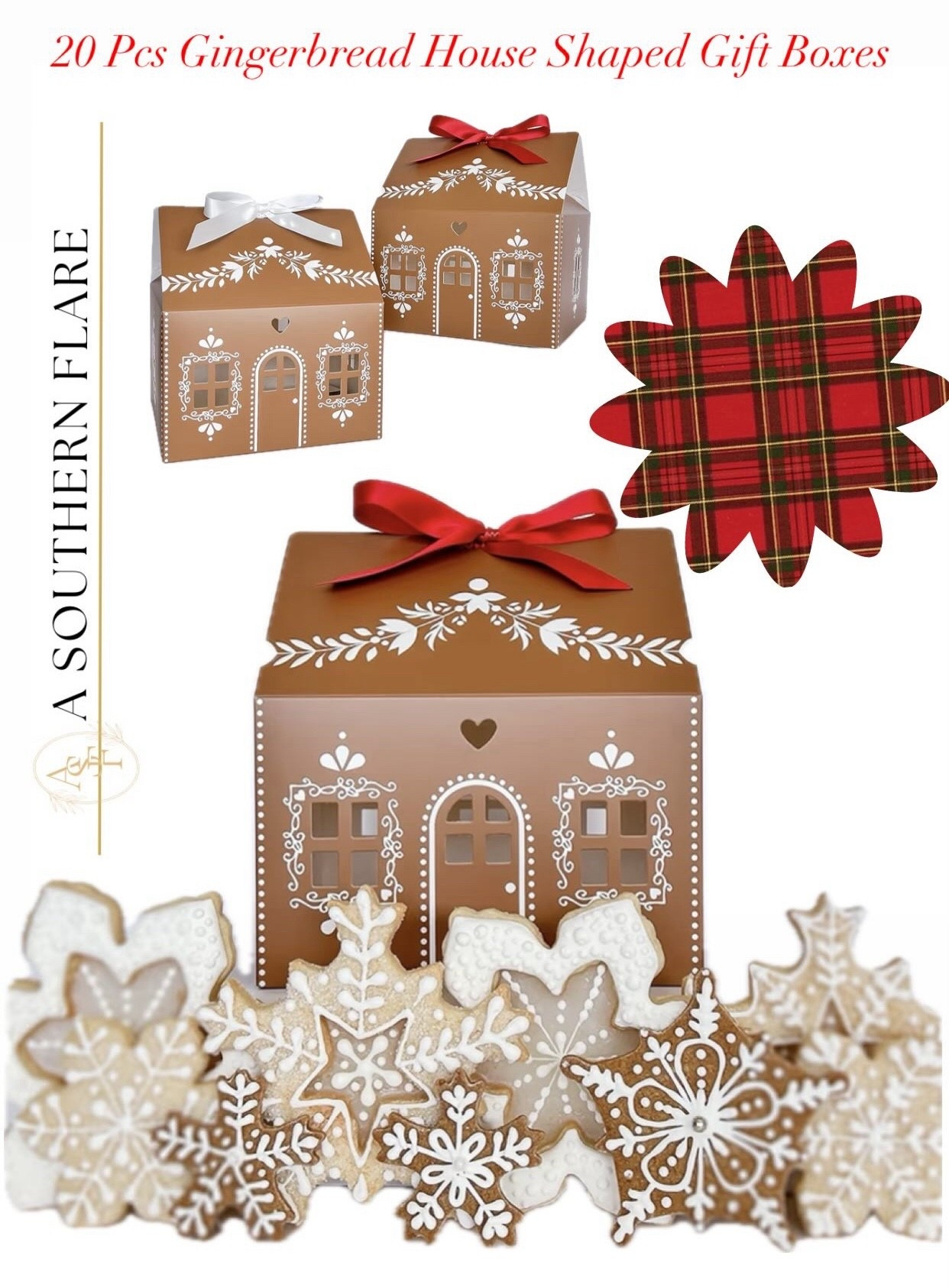 Christmas, Holiday Gingerbread gift boxes, baked treats, gifts 

#LTKHoliday #LTKSeasonal #LTKFindsUnder50