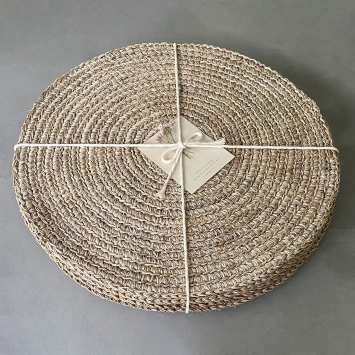 TALLO de OLIVO Fique Spiral Placemat | West Elm (US)
