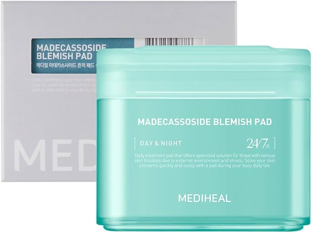 (Only Refill) MEDIHEAL Madecassoside Blemish Pad -Square Cotton Facial Toner Pads with Centella A... | Amazon (US)