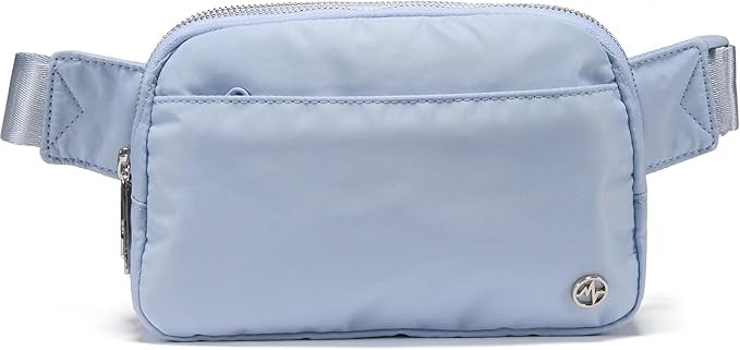 Pander Everywhere Belt Bag for Women, 5 Zipper Pockets Nylon Crossbody Fanny Pack Purse (Windmill... | Amazon (US)