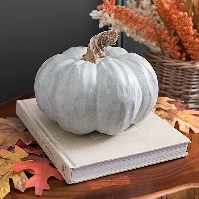 Twisted Stem Blue Pumpkin, 6 in. | Kirkland's Home