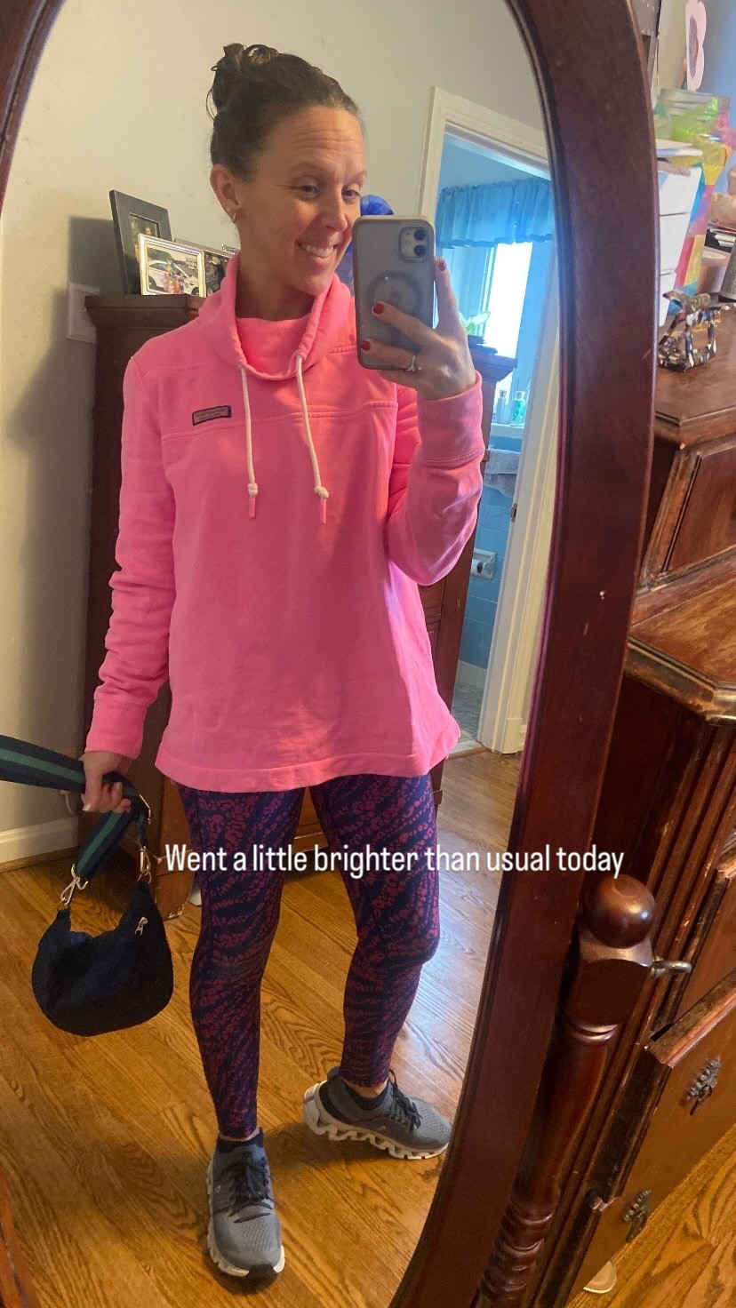 Went a little brighter than usual today