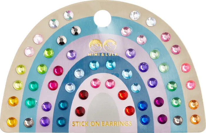 Kids' Set of 28 Stick-On Earrings | Nordstrom
