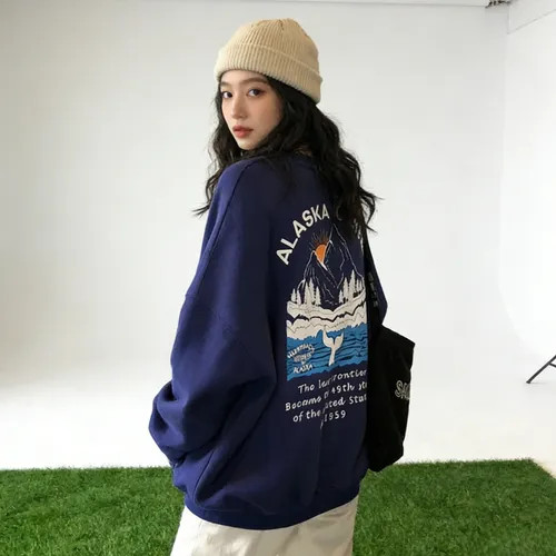Magimomo - Printed Sweatshirt | YesStyle Global