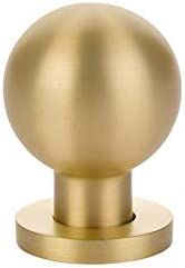 Emtek 86152 Globe Knob Available in 7 finishes (Satin Brass (US4)) | Amazon (US)