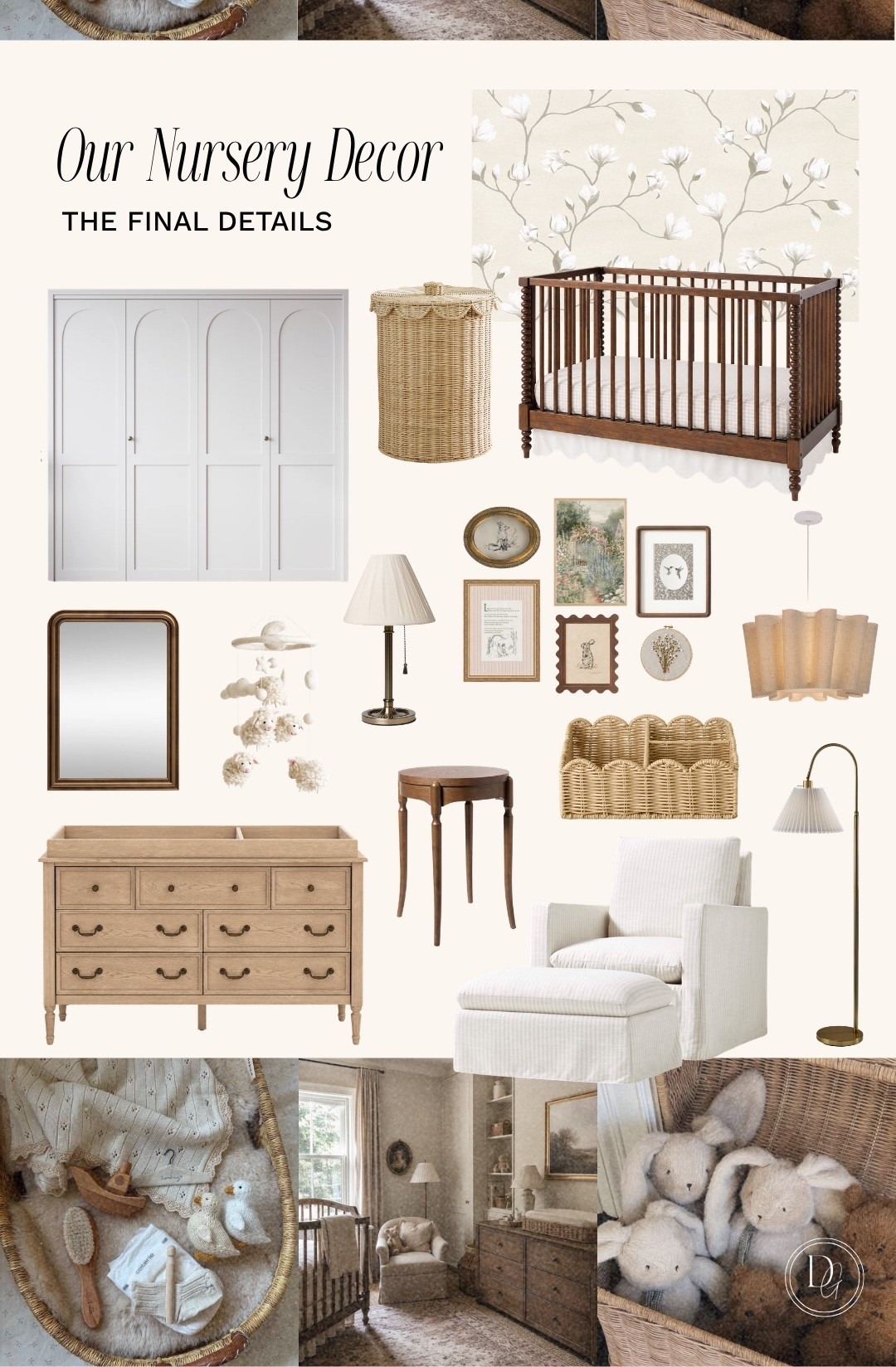 Final details on our nursery decor! Baby girl’s room still has some finishing touches to get done but I’m so happy with how it turned out. Warm, cozy, easy foundation to add soft colors and will be able to grow with her 🫶🏼

Baby girl nursery, nursery design, nursery inspo

#LTKBaby #LTKHome