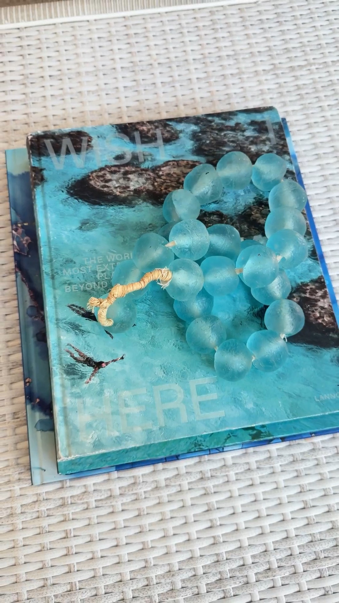 Recycled glass beads styled with coastal coffee table books are one of my favorite ways to add texture and interest to a space. I love how the layered accents make shelves and tables feel curated and elevated without overdoing it. 

#LTKHome #LTKU #LTKSaleAlert