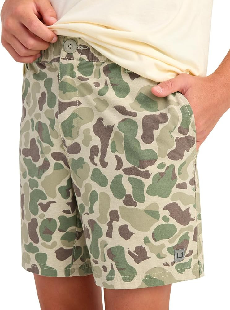 Kids' Next Level Camp Shorts 5" Performance Fishing Shorts, Lightweight, Quick-Dry, Elastic Waist... | Amazon (US)