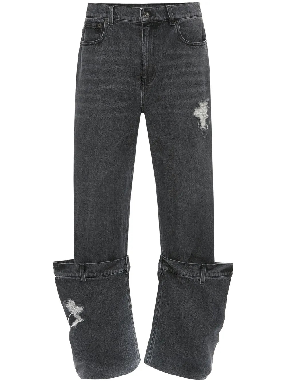distressed Bucket jeans | Farfetch Global