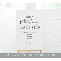 Matching Sign - Digital Or Printed | Etsy (US)