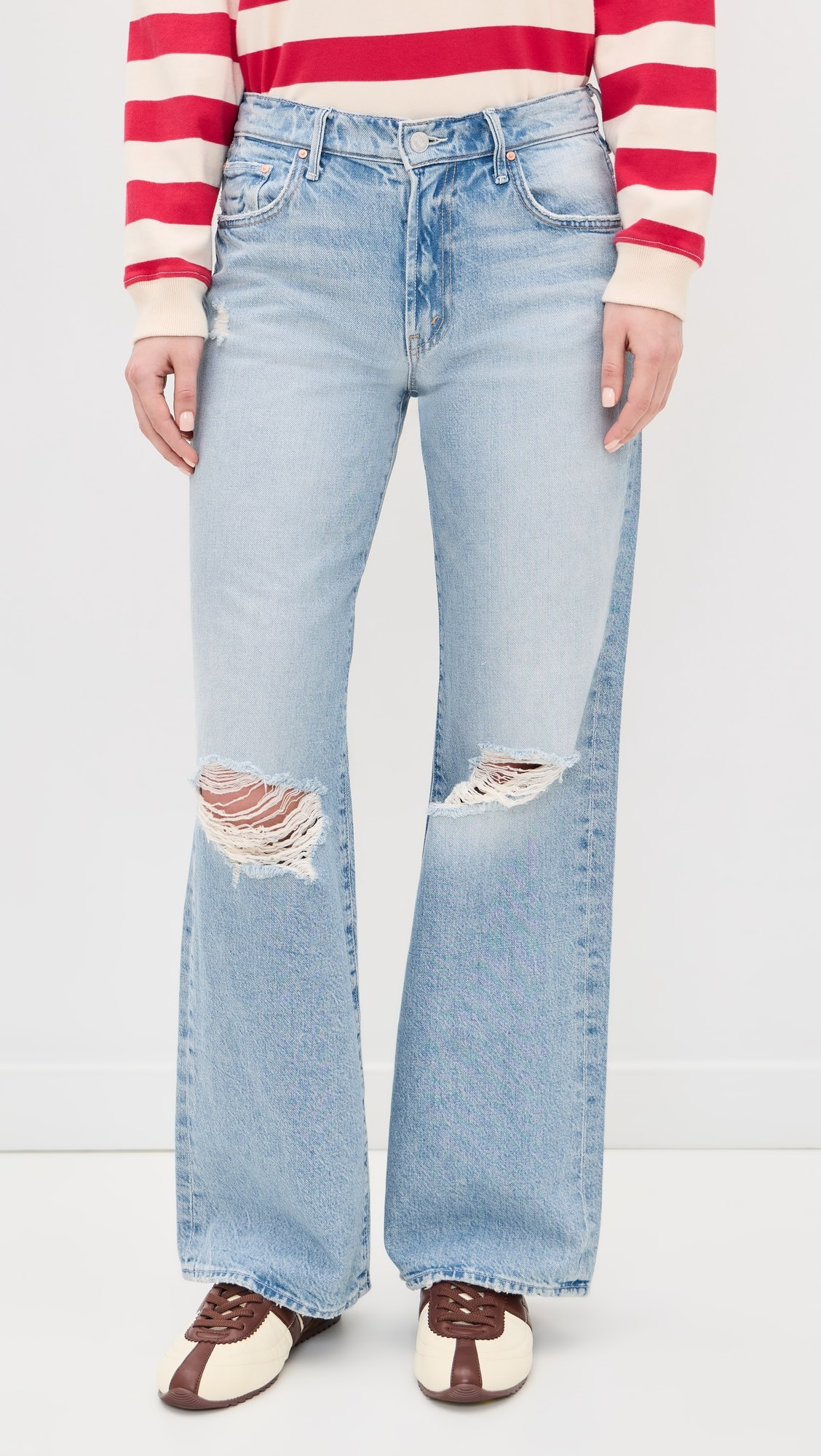 MOTHER The Mid Rise Maven Sneak Jeans | Shopbop | Shopbop