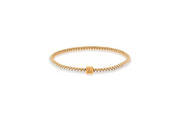 Halo Bangle Pearl Gold Plated | Mignon Faget