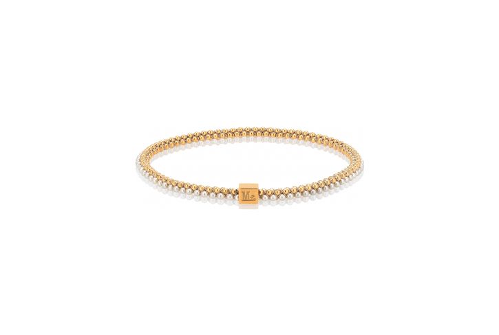 Halo Bangle Pearl Gold Plated | Mignon Faget