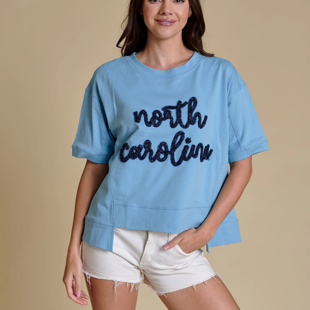 Game Day Glitter Script Top | Stewart Simmons