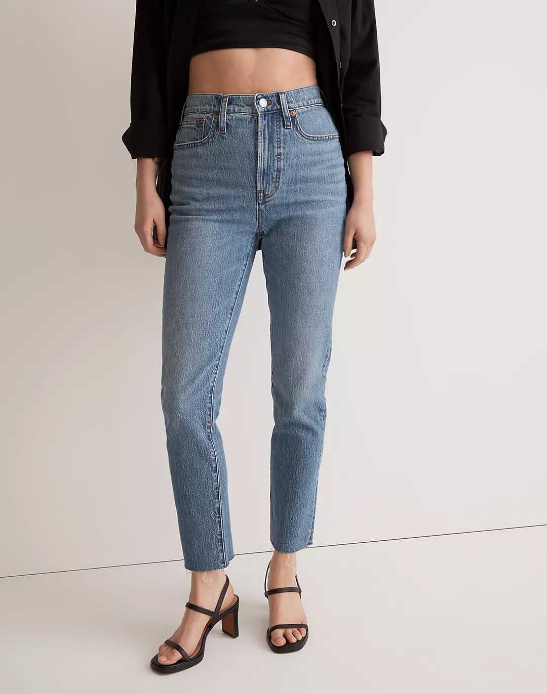 The Petite Perfect Vintage Jean in Earlside Wash: Raw-Hem Edition | Madewell