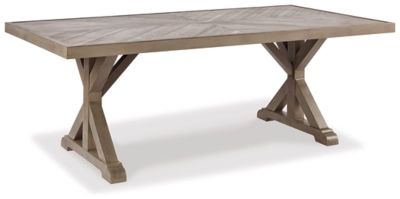 Beachcroft Outdoor Dining Table with Umbrella Option | Ashley Homestore