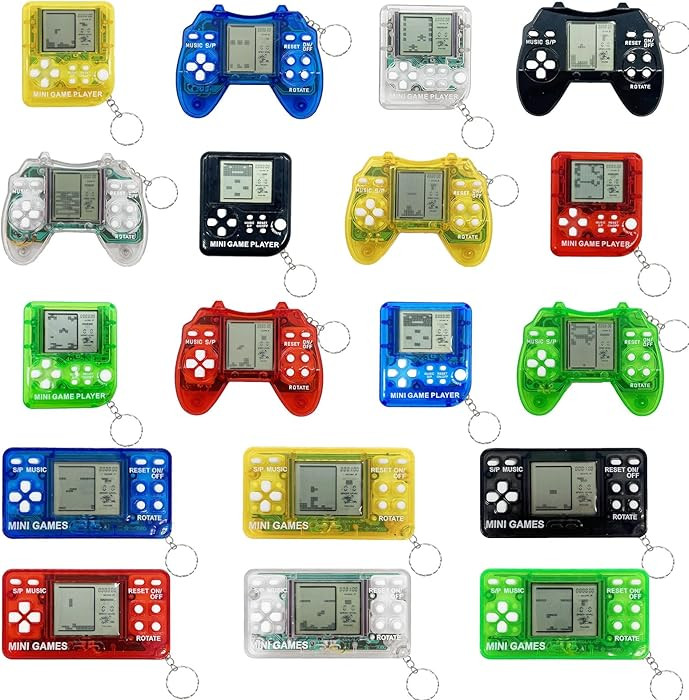 Hatende 18Pcs Video Game Party Favors for Kids,Mini Game Console Keychain for Kids Boys Birthday ... | Amazon (US)