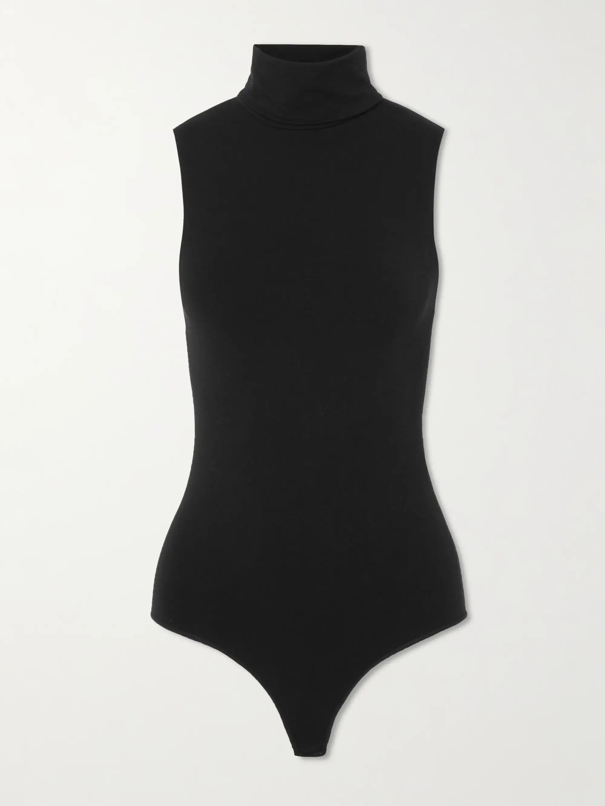 Stretch modal-blend turtleneck thong bodysuit | NET-A-PORTER (US)