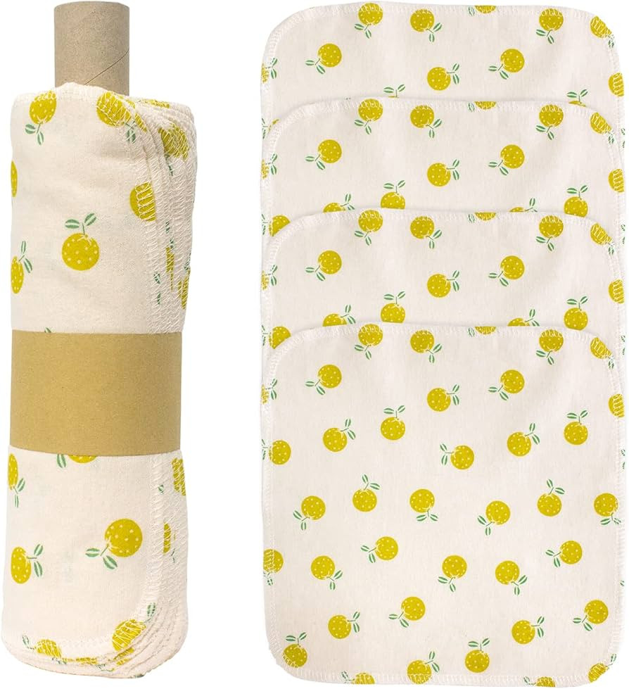 Kumebon Reusable Paper Towels Washable Roll - 25 Pack 100% Cotton Prints Cloth Paper Towels for K... | Amazon (US)