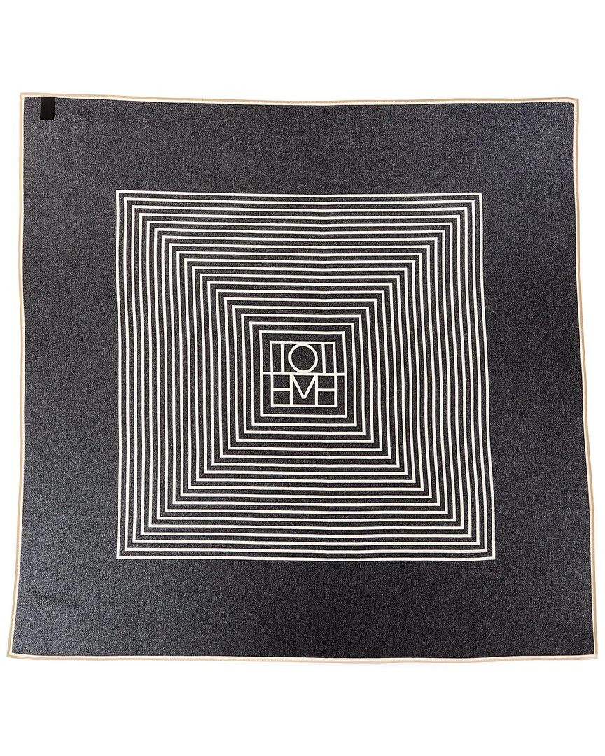 TOTEME Stripe Print Silk Scarf | Shop Simon