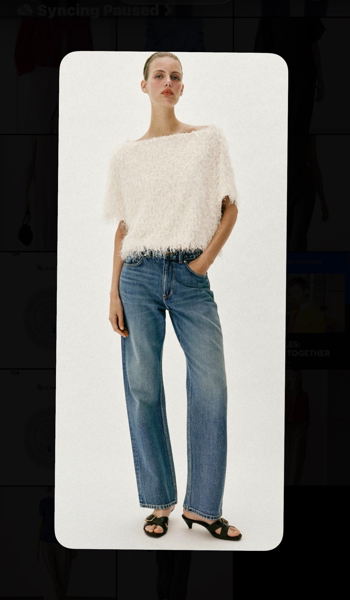 Jeans and nice top never looked so good. This fringed top is beautiful and under £30. I love the shape of these jeans - this style runs big x

#LTKstyletip #LTKuk #LTKspring