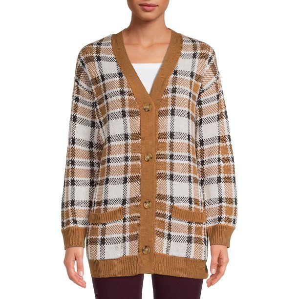 No Boundaries Juniors' Pattern Cardigan Sweater | Walmart (US)