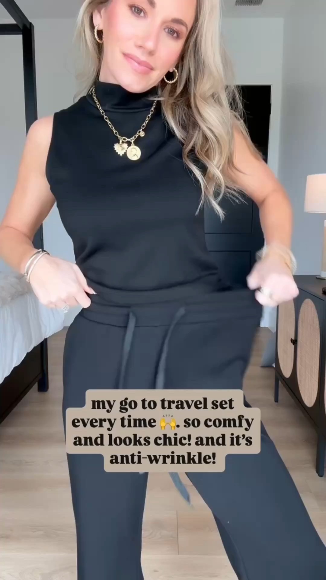 Amazon comfy two piece set! This is my all time favorite outfit for travel days! That material feels so luxe! // I’m 5’3 for reference wearing an xs set, xs jacket, and sneakers run tts.#LTKFindsUnder50
