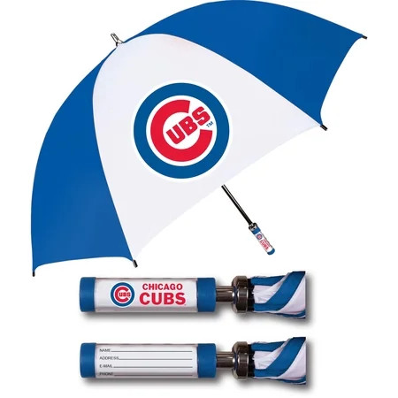 Chicago Cubs Golf Umbrella With ID Handle | Walmart (US)