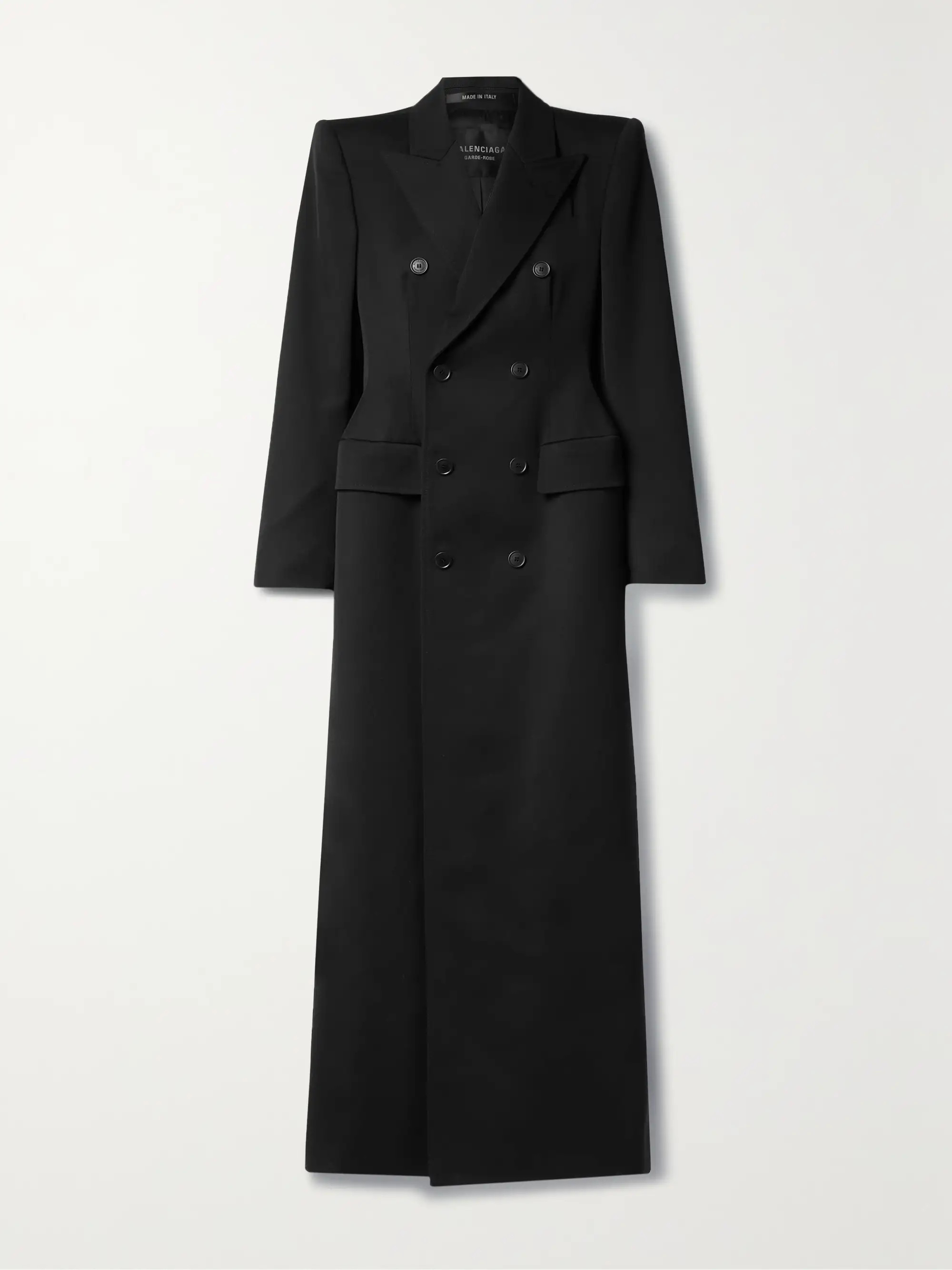 Hourglass double-breasted wool-twill coat | NET-A-PORTER (UK & EU)