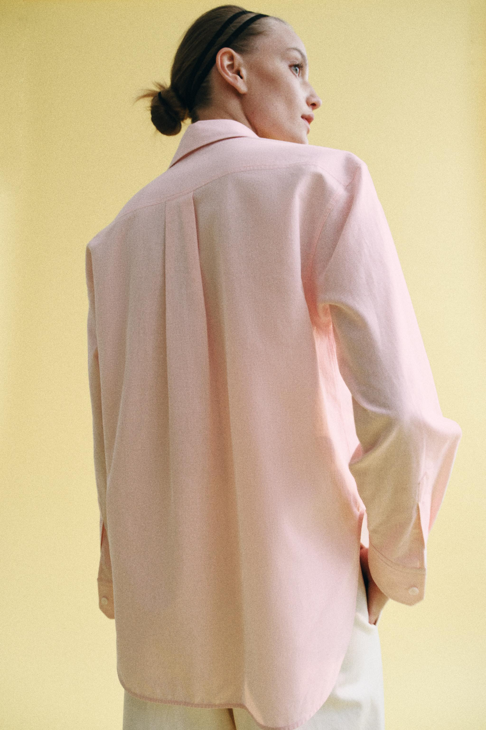ZW COLLECTION STRIPED SHIRT WITH DETACHABLE COLLAR | Zara US