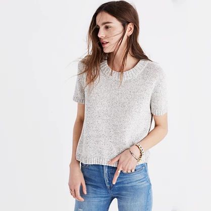 Short-Sleeve Sweater-Tee | Madewell