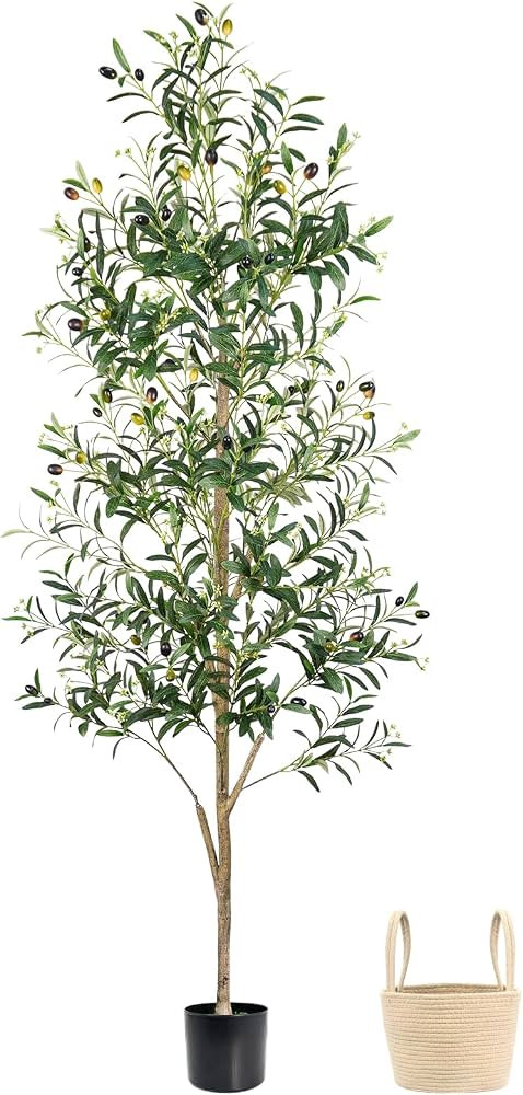 Caxchiling Artificial Olive Tree 6FT, Faux Floor Tree Indoor Outdoor | Amazon (US)