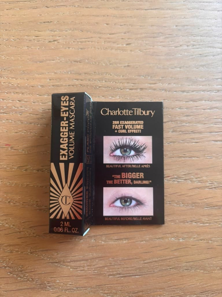 Charlotte Tilbury Exagger-eyes Volumizing Curling Volume Mascara BLACK Mini 2ml | eBay | eBay US