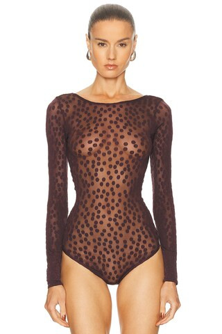 Sweet Dots String Bodysuit | FWRD 