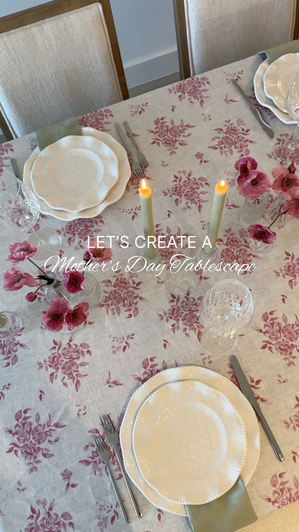 Set a Mother’s Day tablescape with me 🌸🌿

#mothersday #tablescape #mothersdaytable #mothersdaytablescape 

#LTKMothersDay