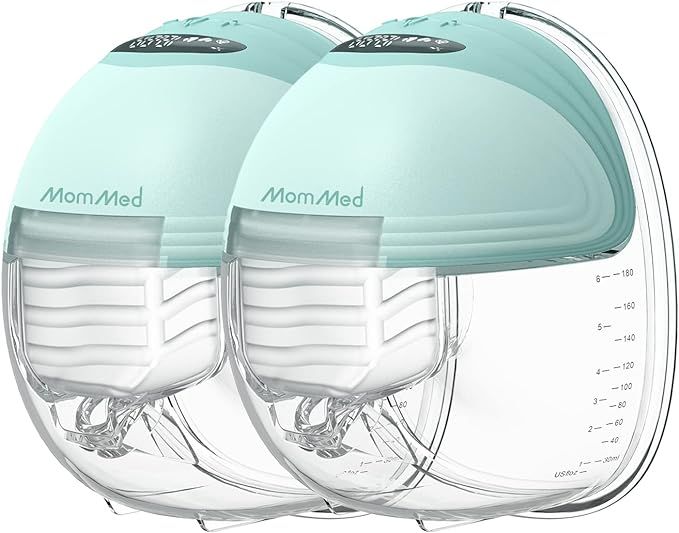 MomMed Double Wearable Breast Pump, Hands-Free Electric Breast Pump with 3 Mode 12 Levels, Leak-P... | Amazon (US)