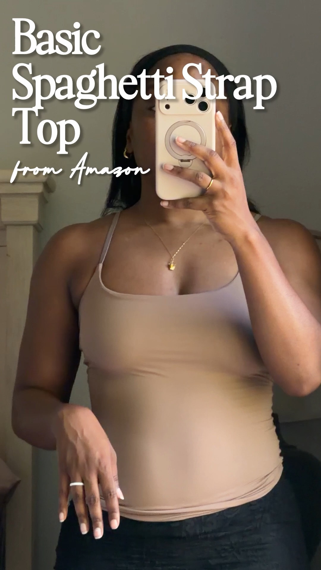 This basic spaghetti strap tank top is one of those wardrobe staples you’ll wear on repeat 🤎 The double-lined material is soft, flattering, and not see-through, making it perfect for everyday outfits, casual looks, layering, travel, date nights, and capsule wardrobes. I love the fitted silhouette and square neckline for an elevated basic that pairs effortlessly with jeans, shorts, skirts, and joggers.

If you’re looking for a high-quality basic tank top, neutral wardrobe essentials, capsule wardrobe pieces, layering tops, or everyday fashion basics, this is a must-have.

#basictanktop #spaghettistraptop #capsulewardrobe #wardrobeessentials #everydayoutfit #amazonfashion #neutralstyle #casualoutfit #layeringpieces #summerfashion #fashionbasics #minimalstyle #everydayfashion #closetstaples #ltkfashion

#LTKTravel #LTKPetite #LTKgrwm