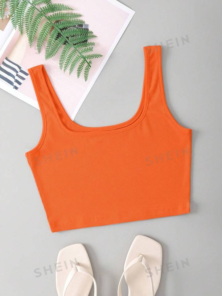Crop Tank Top mit | SHEIN