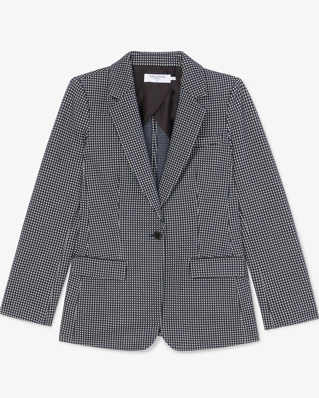 The Yiyan Blazer - Stretch Houndstooth | MM LaFleur