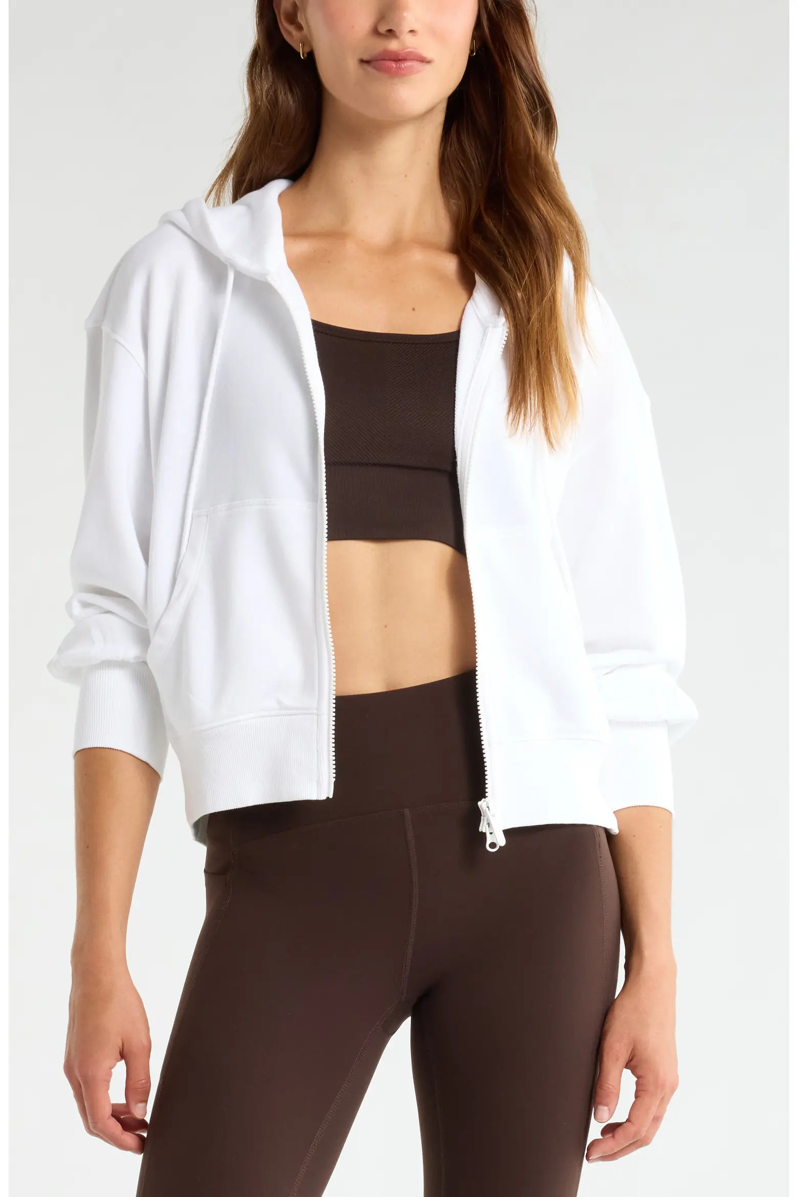 Go Easy Terry Zip Hoodie (Women) | Nordstrom | Nordstrom