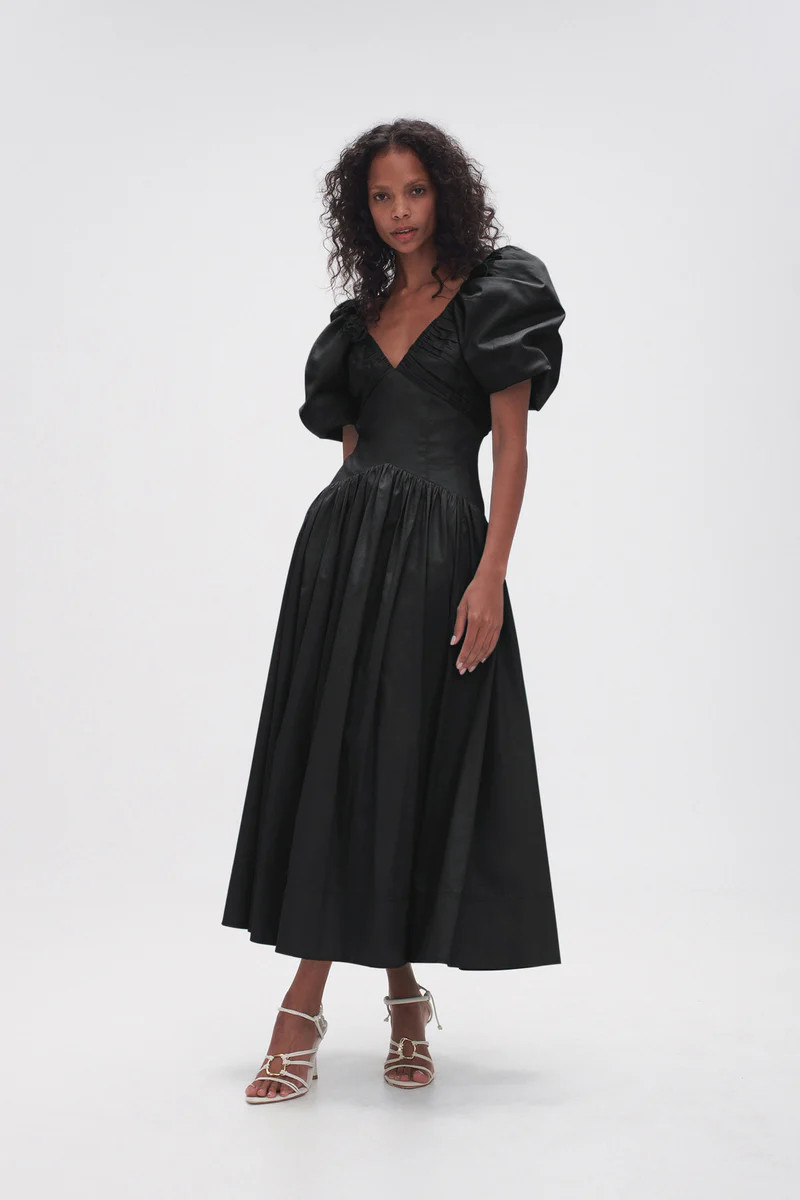 Gabrielle Plunge Midi Dress | aje. (US, UK, Europe, ROW)