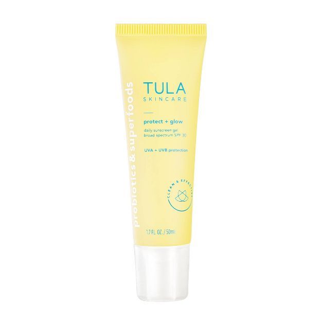 TULA Skincare Protect + Glow Daily Sunscreen Gel Broad Spectrum SPF 30 - 1.7 fl oz - Ulta Beauty | Target