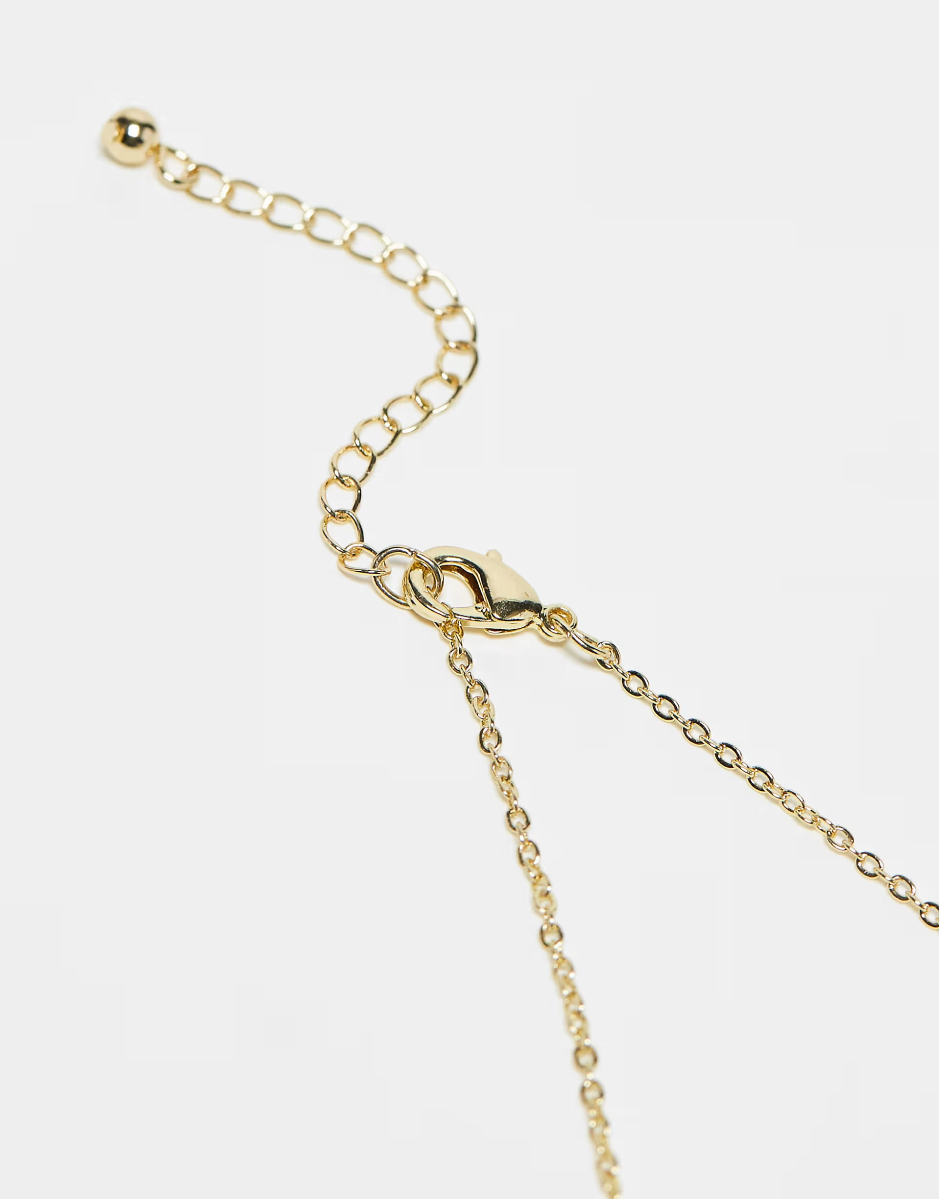 ASOS DESIGN Curve 4-pack necklaces with multi stone pendant design in gold tone | ASOS (Global)