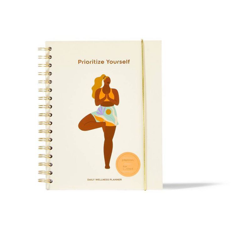 Undated Daily Wellness Planner 160pg 7"x9" Prioritize Yourself - Be Rooted | Target